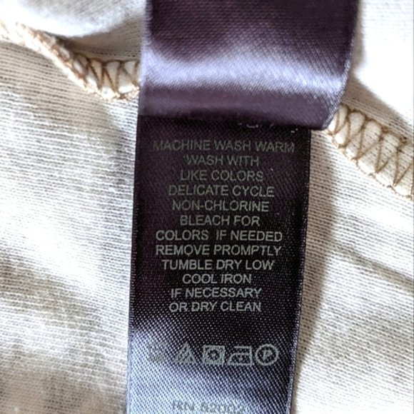 Liz Claiborne Short Sleeve Boatneck Shirt, Tan / Off-white Zebra Print - Picture 7 of 7